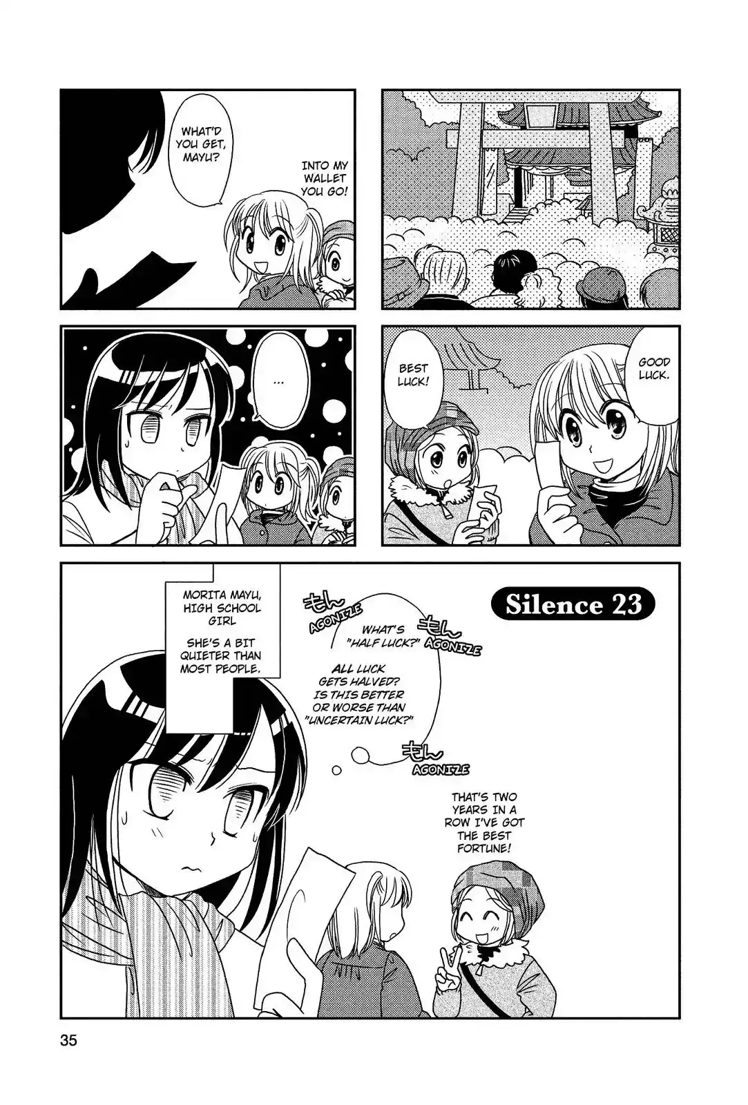 Morita-san wa Mukuchi Chapter 23 1